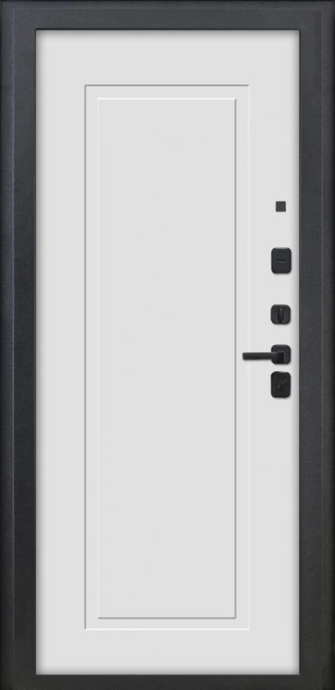 Входная дверь ДвериПРО Модель 3КЛ-1009 ФЛ-25 Веллуто бьянко DPRO228321 внутренняя сторона